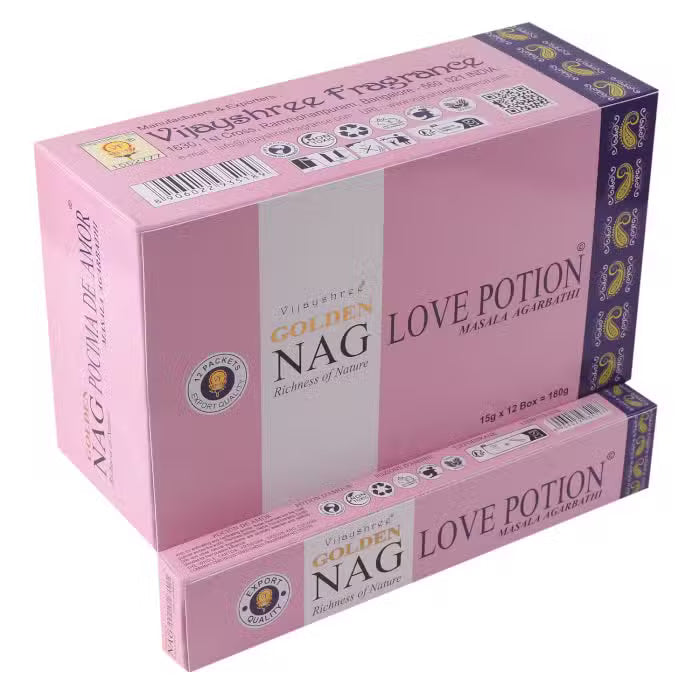 Incenso Golden Nag – Poção do Amor (15g)