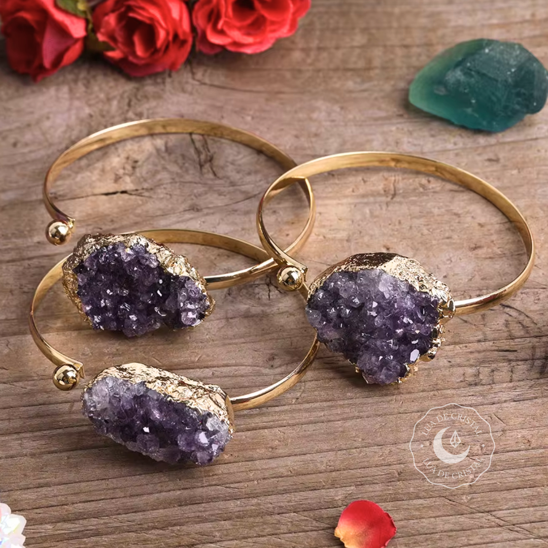 Bracelete "Aura de Ametista"