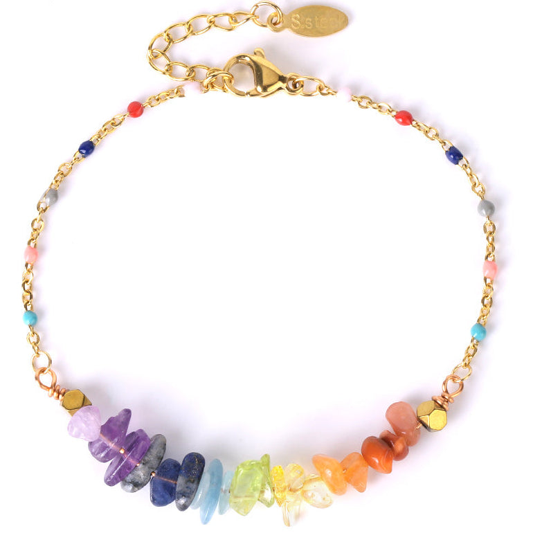 Pulseira Chakra Sundari - Equilíbrio dos 7 Chakras