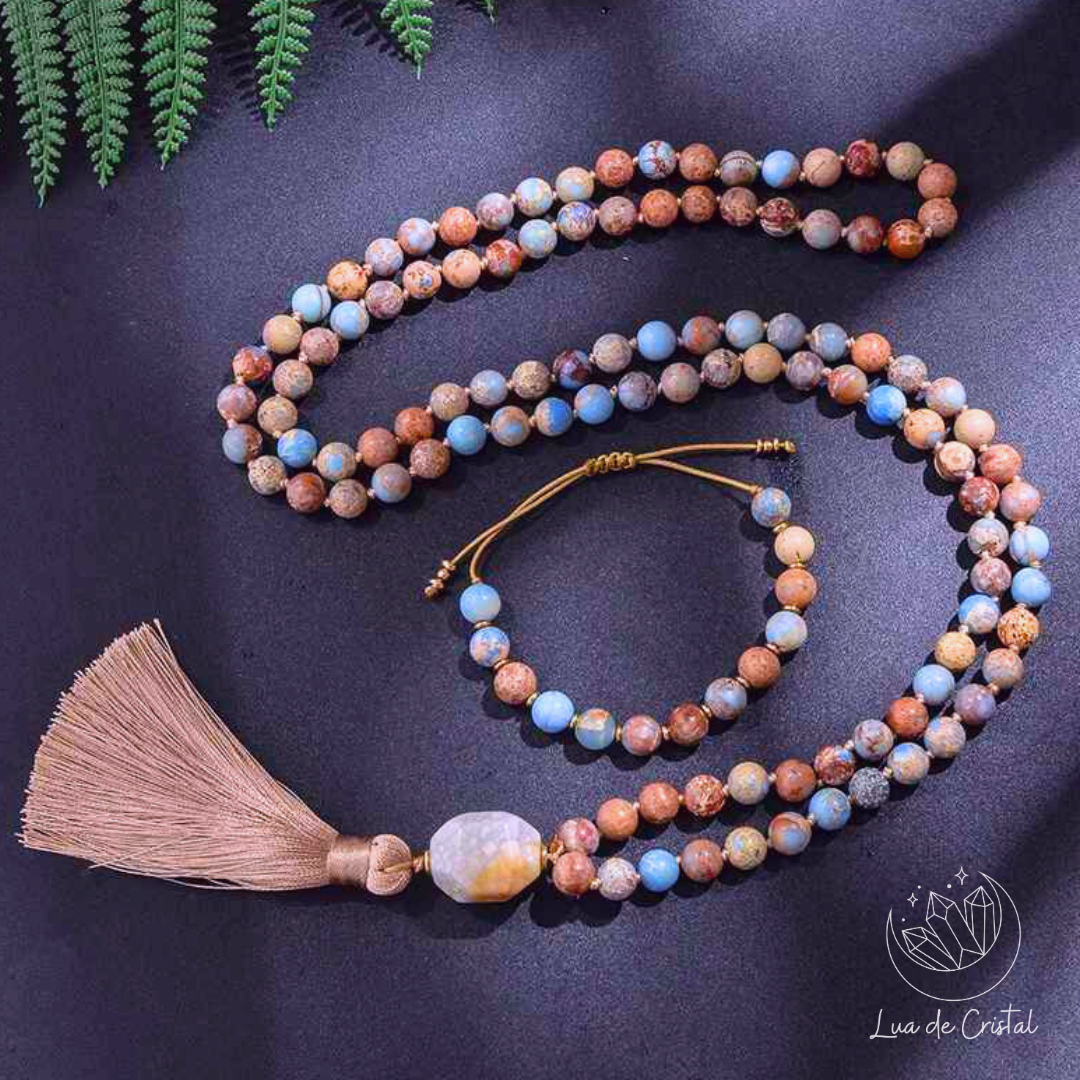 Japamala + Pulseira 'SATTVA' – Harmonia e Equilíbrio Interior