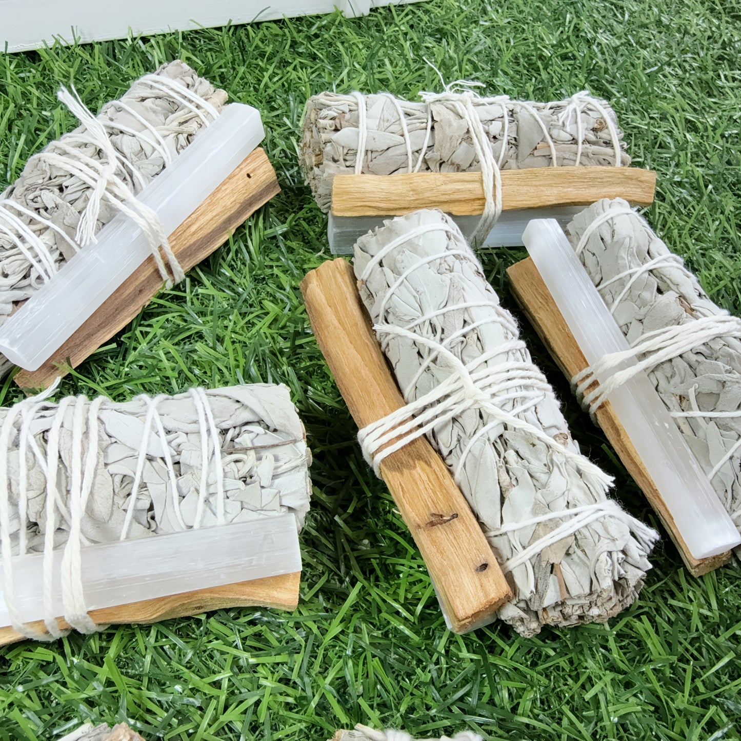 Kit purificação: Sálvia Branca + Palo Santo + Selenita