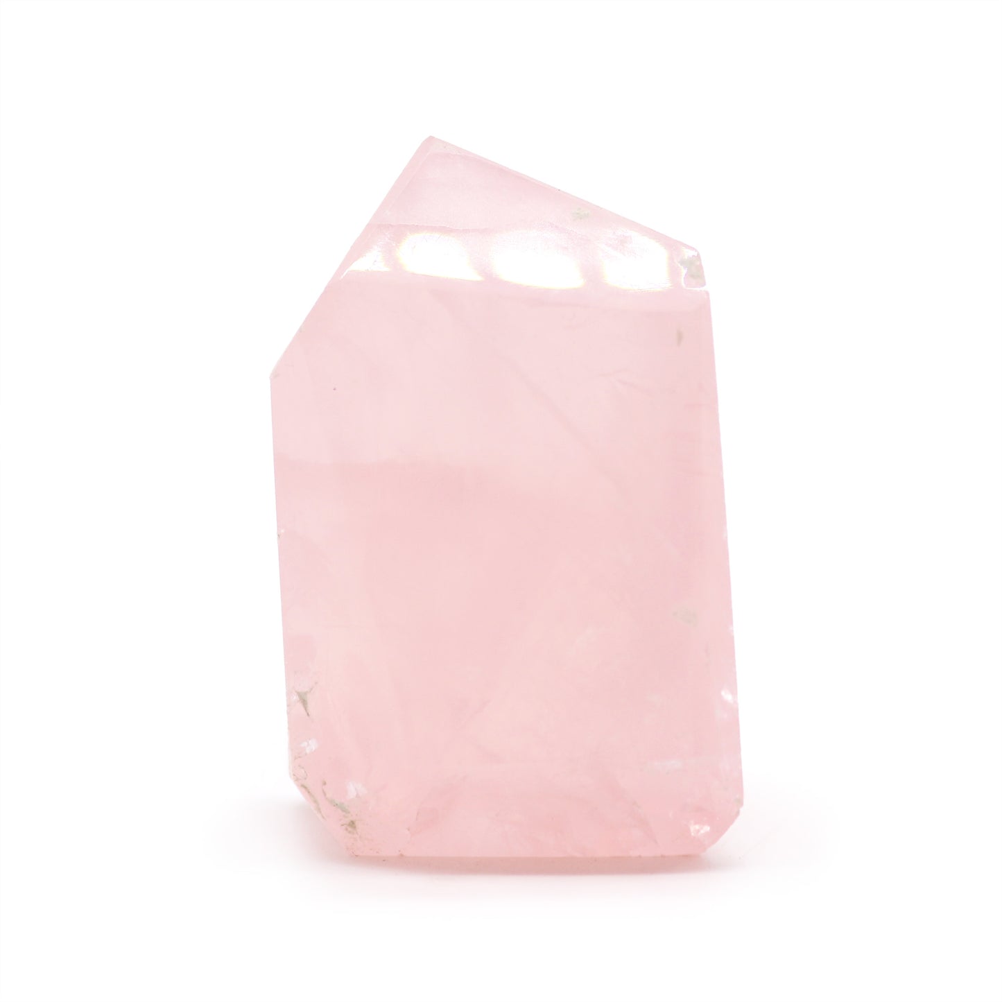 Ponta Natural de Quartzo Rosa - Amor e Harmonia