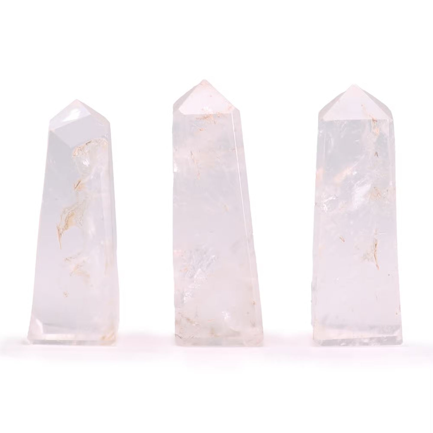 Ponta Obelisco de Quartzo Cristal - 3 a 5cm
