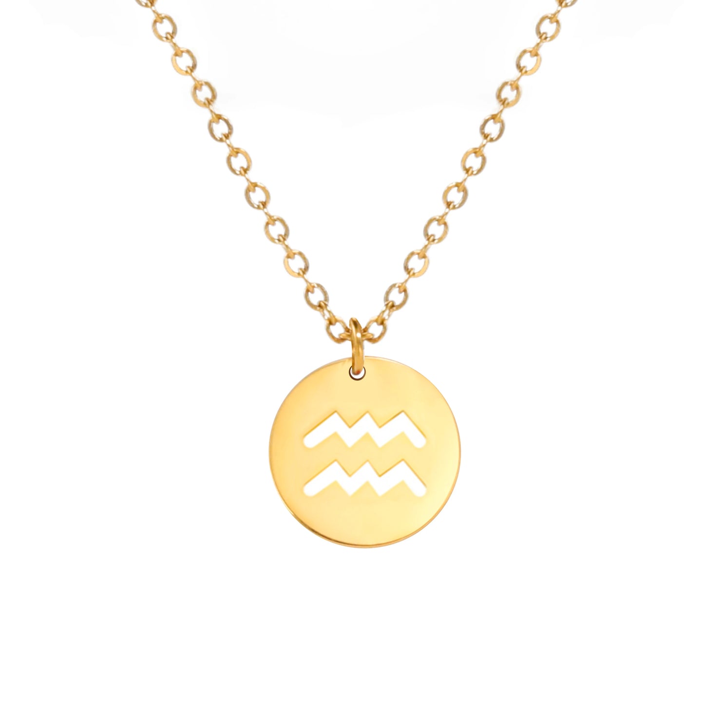 Colar dos Signos AstroChic – Aço Inoxidável com Banho de Ouro