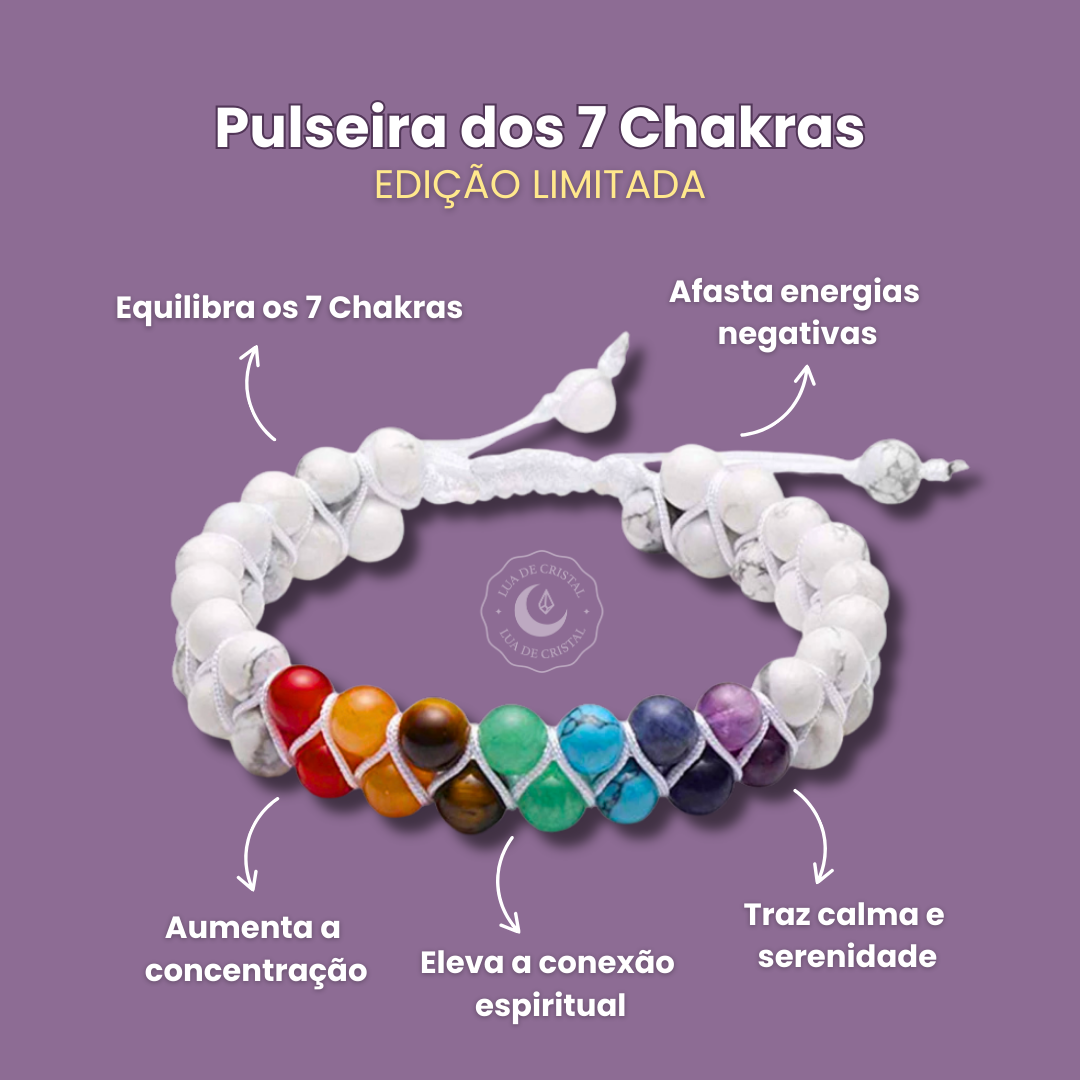 Pulseira dos 7 Chakras – Edição Limitada