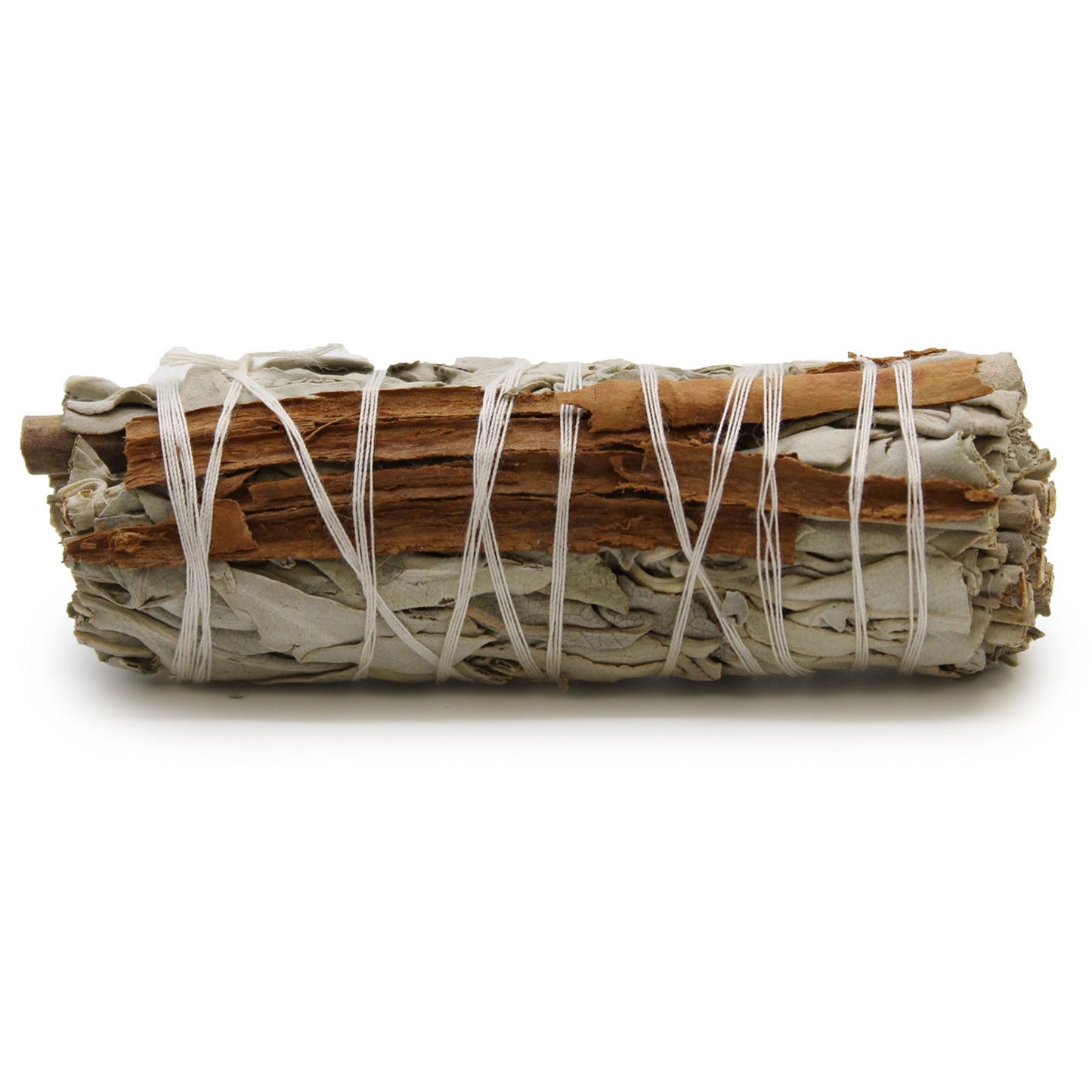 Tocha de Sálvia Branca e Canela – Prosperidade e Boas Vibrações