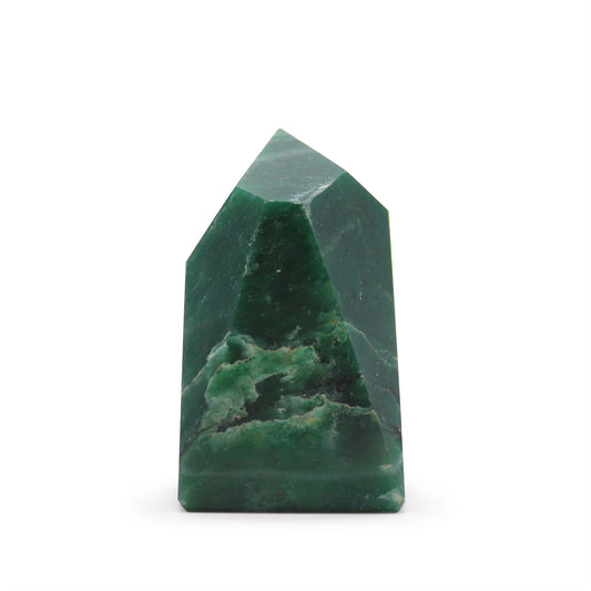Ponta Natural de Jade Indiana - Sorte e Prosperidade