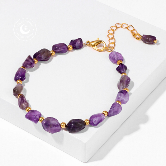 Pulseira de Ametista – Intuição & Serenidade