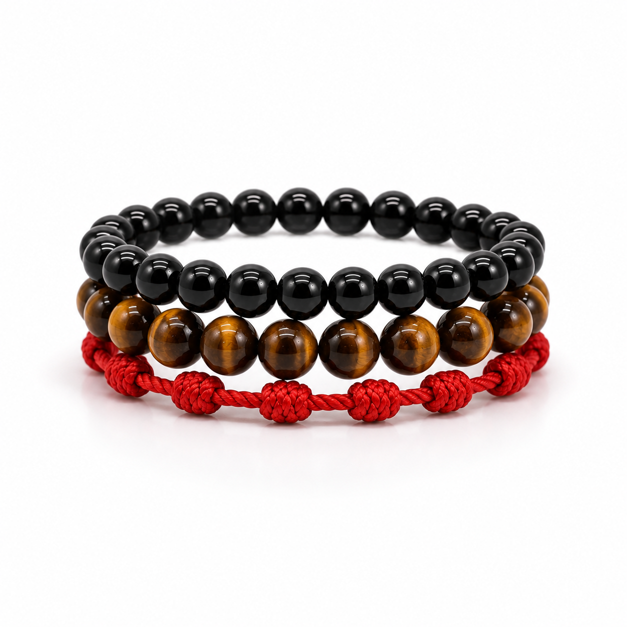Conjunto Proteção Absoluta - 3 Pulseiras de Proteção Energética