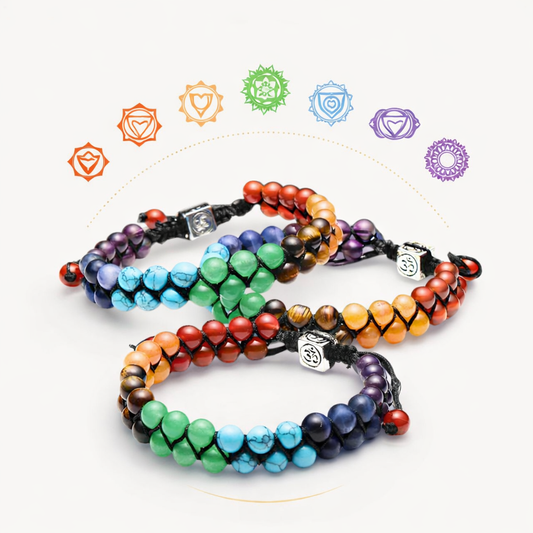 Pack 3 Pulseiras dos 7 Chakras  - Promoção Limitada