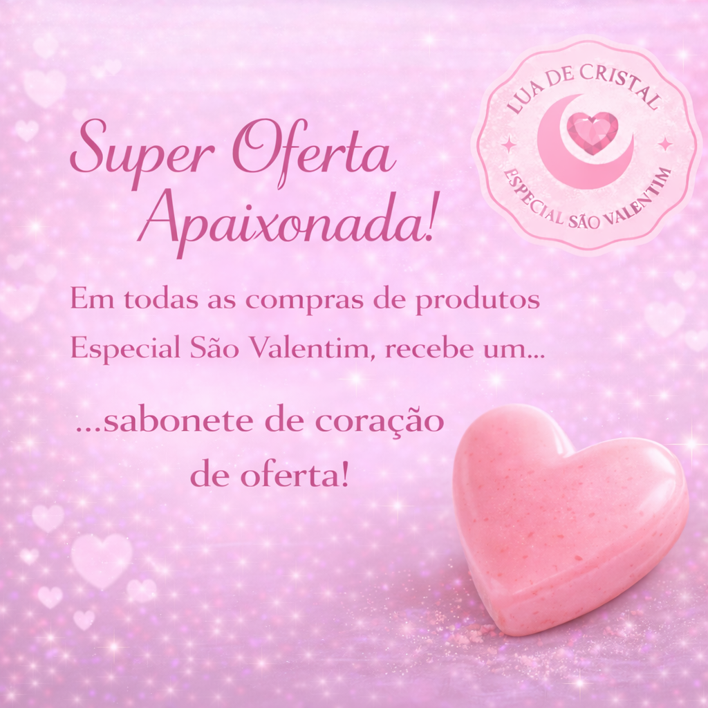 💗Castiçal Coração em Selenite - Especial São Valentim
