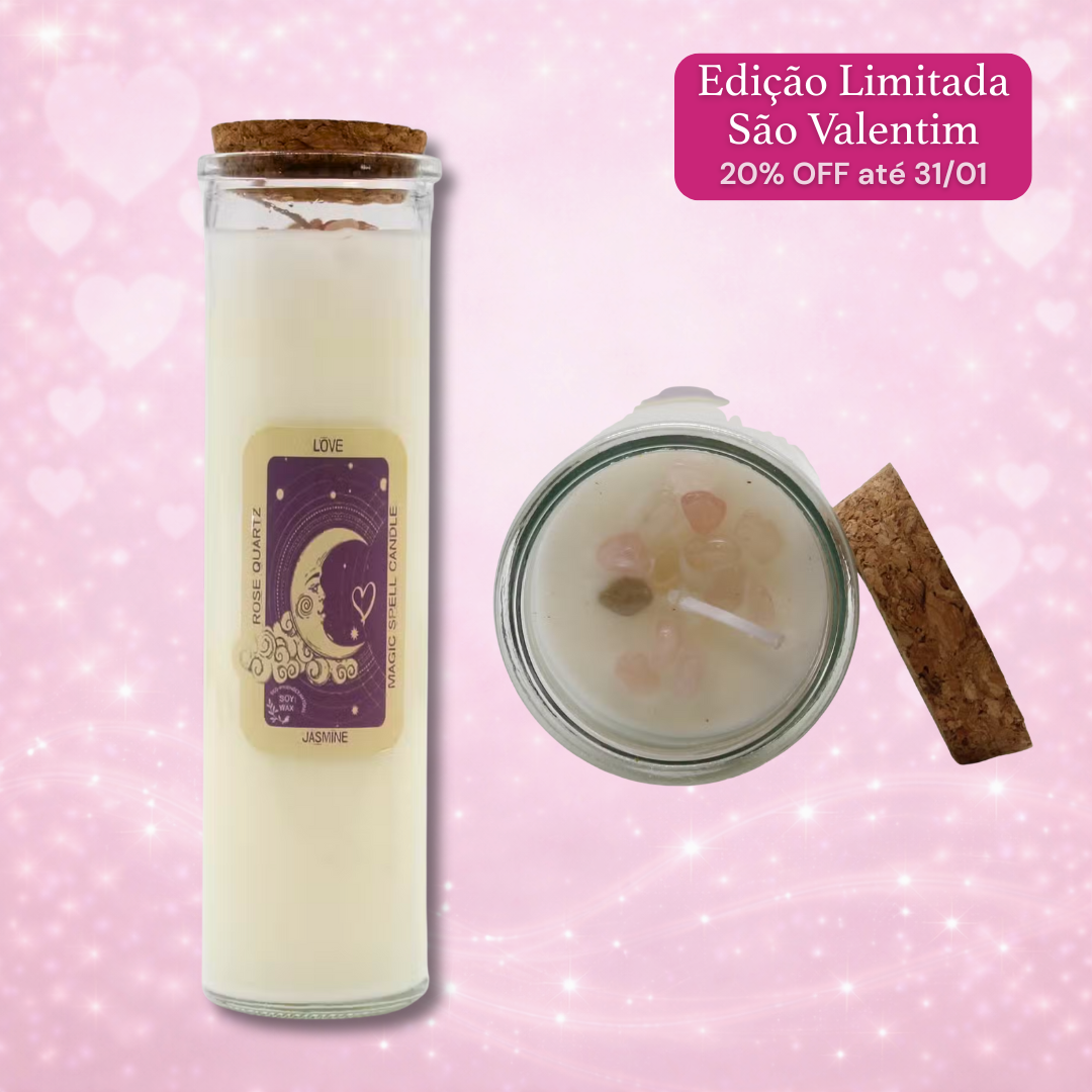 💗 Vela Feitiço Mágico do Amor - Especial São Valentim