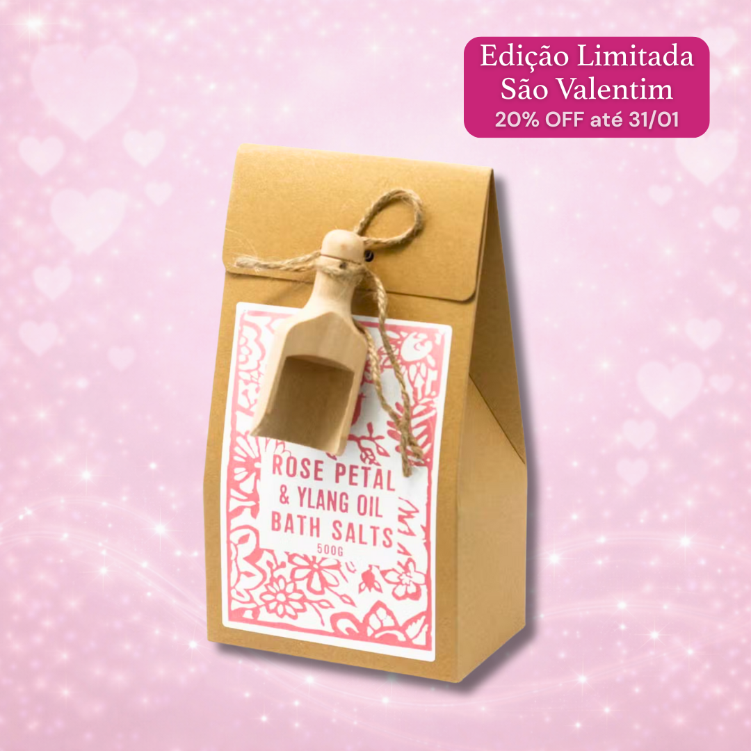 🌸 Sal de Banho – Ylang & Rosa dos Himalaias (500 g)