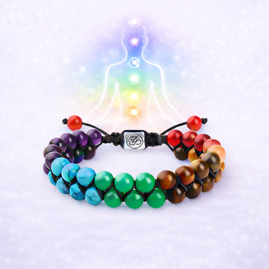 Pulseira dos 7 Chakras - Equilíbrio e Boa Sorte