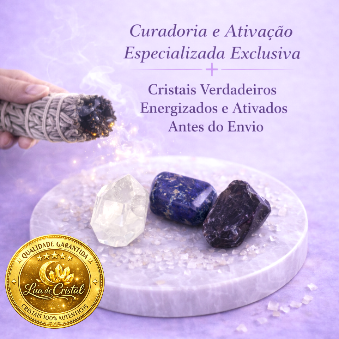 Kit de Cristais do Terceiro Olho - Intuição e Clareza