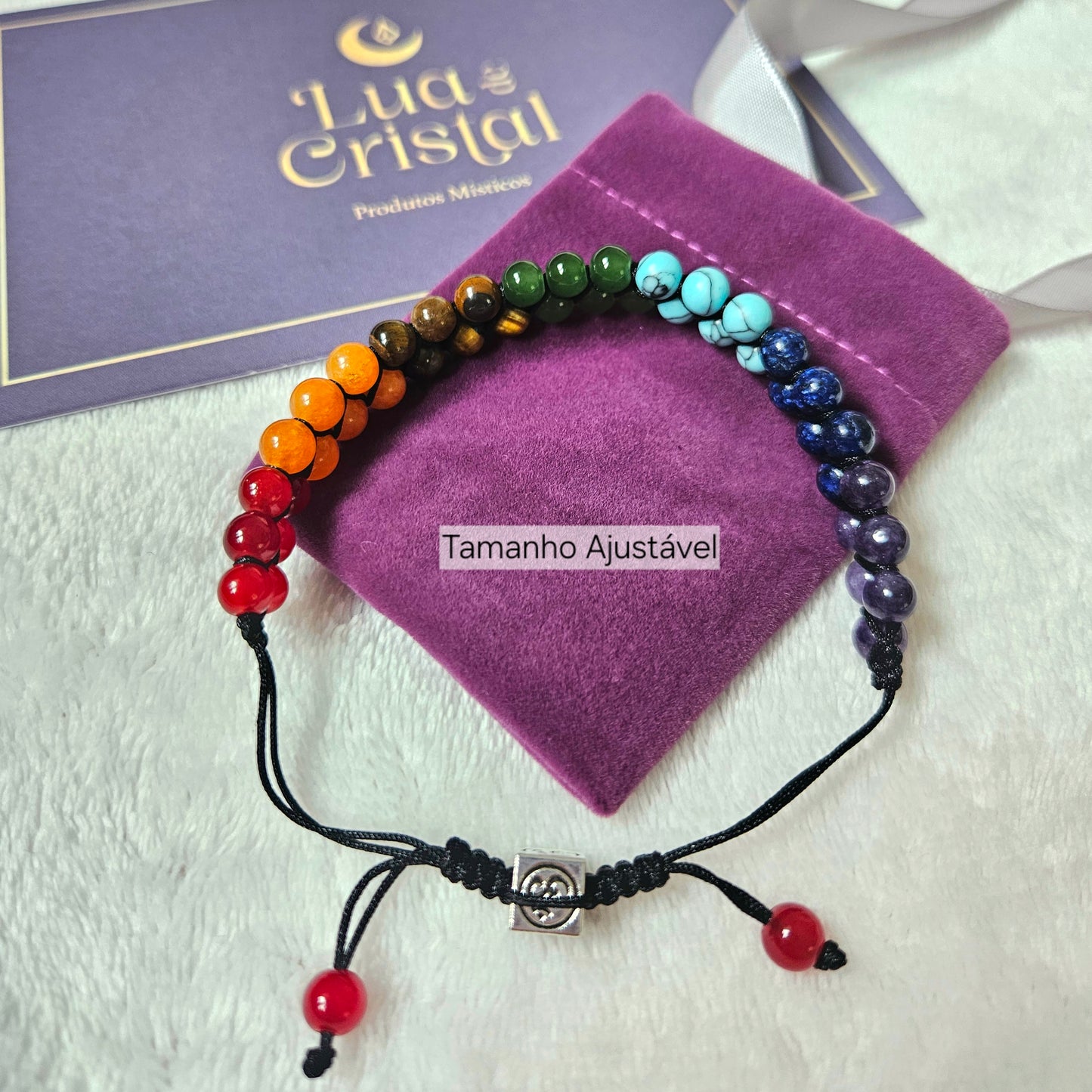 Pulseira dos 7 Chakras - Equilíbrio e Boa Sorte