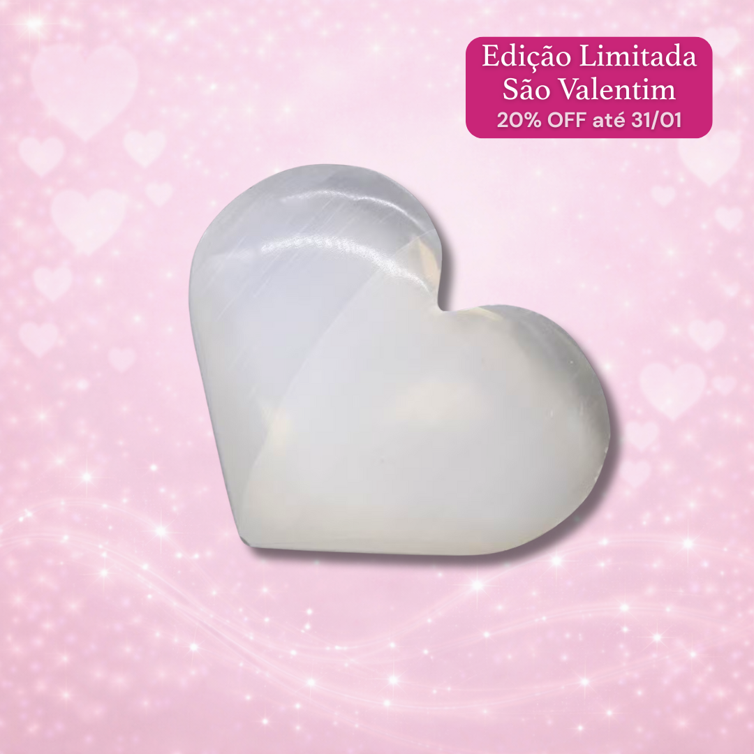 💗Coração de Selenite – Especial São Valentim