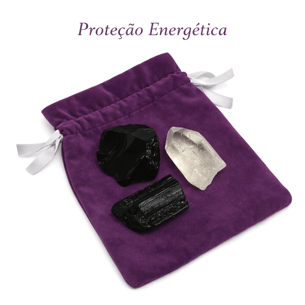 Kit de Cristais de Proteção Energética