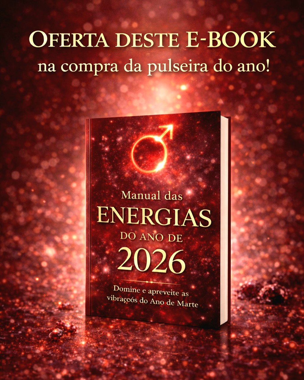 Pulseira de Granada - Cristal do Ano de 2026