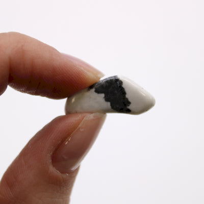 Howlite Branca – Cristal de Bolso
